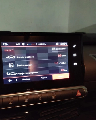 Citroen C4 Cactus cena 50999 przebieg: 54000, rok produkcji 2018 z Warszawa małe 301